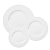 Jogo de Pratos Raso 27cm Kit 4 Peças Em Porcelana Ingrid Tramontina Branco - Imagem 4