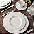 Jogo de Pratos Fundo 23cm Kit 4 Peças Em Porcelana Ingrid Tramontina Branco - Imagem 6