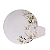 Jogo de Pratos Sobremesa 21cm Kit 4 Peças Em Porcelana Magnolia Tramontina - Imagem 1