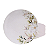 Jogo de Pratos Sobremesa 21cm Kit 6 Peças Em Porcelana Magnolia Tramontina - Imagem 1