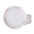 Jogo de Pratos Sobremesa 21cm Kit 6 Peças Em Porcelana Artemis Tramontina - Imagem 1