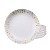 Jogo de Pratos Fundo 22cm Kit 4 Peças Em Porcelana Artemis Tramontina - Imagem 1