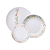 Jogo de Pratos Fundo 22cm Kit 6 Peças Em Porcelana Artemis Tramontina - Imagem 6