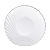 Prato Raso Branco Concha 26cm Borda Dourada Gold Rim - Imagem 3