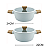 Jogo de Panelas Antiaderente Cerâmica Cooktop Fogão Indução 2pcs Fracalanza Conjunto Norma - Imagem 3