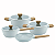 Jogo de Panelas Antiaderente Cerâmica Cooktop Fogão Indução 4pcs Fracalanza Conjunto Norma - Imagem 1