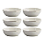 Jogo Kit 6 Tigelas Bowl Cumbuca Cerâmica Harmony 523ml Caldo Sopa Corona - Imagem 1