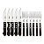 Jogo De Talheres Faqueiro Churrasco Tramontina 12pcs Inox Jumbo Cabo Madeira - Imagem 4