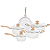 Jogo de Panelas Antiaderente Cerâmica  Kit 4 Peças Vanilla Cooktop Fogão Indução - Imagem 6