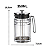 Cafeteira Prensa Francesa Cremeira 350ml Café Leite Cremoso Capuccino Oxford - Imagem 4