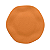 Prato Raso de Porcelana Decorado Ryo Papaya 27,5cm Oxford Laranja - Imagem 1