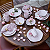 Prato Raso de Porcelana Decorado Ryo Pink Sand 27,5cm Oxford Rosa - Imagem 3