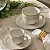 Xicara de Chá Café Com Pires 220ml Porcelana Borda Dourada Luxo Majesty Gold - Imagem 4