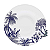 Jogo De Pratos Fundo Porcelana 23,5cm Kit 4 Peças Oxford Toile de Jouy - Imagem 1