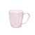 Jogo Kit 4 Canecas Xicara Cerâmica Chá Café 380ml Ryo Pink Sand Oxford Rosa - Imagem 2
