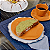 Jogo de Pratos Raso Porcelana Kit 4 Peças Ryo Papaya 27,5cm Oxford Laranja Refeição - Imagem 5