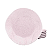 Jogo De Pratos Raso Ryo Pink Sand 27,5cm Kit 4 Peças Porcelana Decorado Oxford Rosa - Imagem 1