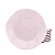Jogo De Pratos Fundo Ryo Pink Sand Kit 6 Peças 22,5cm Porcelana P/ Sopa Oxford Rosa - Imagem 1