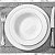 Jogo Pratos De Sobremesa 19cm Porcelana Kit 4 Peças Luxo Borda Prata Majesty Silver - Imagem 4