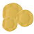 Aparelho De Jantar Jogo Pratos Porcelana Kit 18 Peças Maracujá Oxford Amarelo - Imagem 1