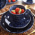 Aparelho De Jantar Jogo Pratos Porcelana Kit 12 Peças Ryo Safira Oxford Azul Marinho - Imagem 4