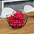 Fruteira de Mesa Cesta de Frutas 25cm Aramada Redonda Cozinha Decorativa - Imagem 2