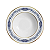 Prato Fundo De Cerâmica 25cm Sopa Xandai Azul Alleanza Luxo - Imagem 1