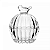 Potiche Pote Bomboniere Baleiro de Vidro Cristal Bird Pássaro Wolff Decorativo - Imagem 1