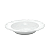 Prato Fundo Para Sopa 21cm de Porcelana Branco Fancy Wolff - Imagem 2