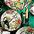 Jogo De Pratos Para Sobremesa 21cm Kit 4pcs Cerâmica Paradiso Alleanza Tropical - Imagem 5
