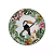 Jogo De Pratos Para Sobremesa 21cm Kit 4pcs Cerâmica Paradiso Alleanza Tropical - Imagem 2