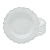 Jogo De Pratos Raso Kit 6 Peças Porcelana 27cm Refeição Fancy Wolff Branco Jantar - Imagem 1
