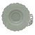 Jogo de Pratos Fundo Chapéu p/ Massa Kit 6 Peças Porcelana 23cm Fancy Menta Risoto - Imagem 1