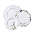 Aparelho De Jantar Jogo Pratos Kit 12 Peças Porcelana Lilla Tramontina - Imagem 1