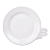 Jogo 4 Pratos Sobremesa Tramontina 18cm Porcelana Branco Restaurante Buffet Hotel Bar - Imagem 1