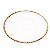 Jogo Pratos De Sobremesa Melamina Kit 4 Peças 22cm Bambu Branco - Imagem 2