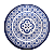 Bowl Tigela Cumbuca Vasilha Saladeira 19cm Melamina Salada Azulejo Salik - Imagem 4