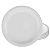 Jogo Pratos De Sobremesa Kit 4 Peças 20cm Branco Gourmet Pró Porcelana Oxford - Imagem 1