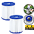 Kit 2 Refil Filtro Bomba de Piscina Mor 2.200 Litros/Hora 110V e 220V Bivolt - Imagem 1