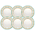 Jogo Pratos De Sobremesa Kit 6 Peças 18cm Cerâmica Louros Biona Oxford - Imagem 1