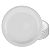 Jogo Pratos De Sobremesa Kit 6 Peças 20cm Branco Gourmet Pró Porcelana Oxford - Imagem 1