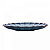Jogo De Pratos Para Sobremesa Kit 4 Peças 21cm Cerâmica Scallop Azul - Imagem 5