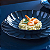 Jogo De Pratos Fundo Risoto Massas Kit 4 Peças 23cm Cerâmica Scallop Azul - Imagem 5