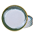 Jogo De Pratos Rasos Jantar Refeição Kit 4 Peças 27cm Porcelana Le Sentier Verde - Imagem 1