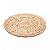 Kit 6 Sousplat Jogo Americano de Palha Natural Redondo 35cm Rustico Lyor - Imagem 4