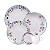 Aparelho Jogo De Jantar Pratos Kit 20 Peças Porcelana Completo Aura Tramontina - Imagem 1