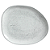 Pratos De Sobremesa 22,5cm Oval Orgânico Echo Cerâmica Porto Brasil - Imagem 1