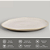 Prato Raso Jantar Refeição 31cm Oval Orgânico Latte Cerâmica Porto Brasil Rustico - Imagem 3