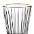 Kit 6 Taças Soho Vinho Água em Cristal Ecológico com Borda Dourada 330ml FULLFIT - Imagem 5