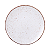 Kit 8 Pratos Raso 28cm Porcelana Tramontina Rustico Decorado Jantar Refeição - Imagem 2